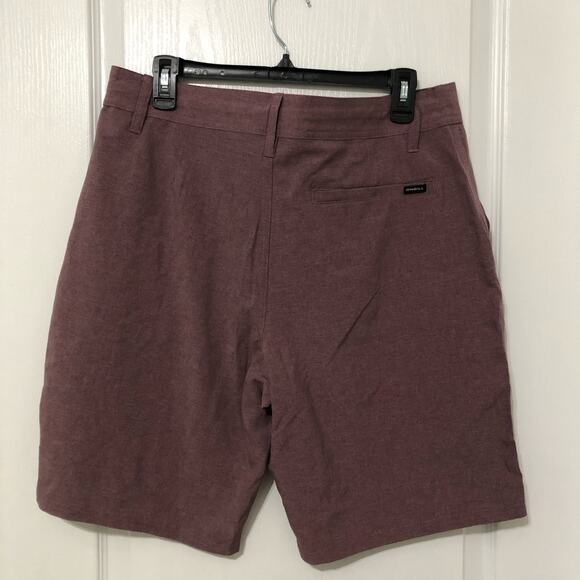 O'Neill Hybrid Men's Shorts Flat‎ Front Standard Fit Lightweight Purple Size 34 - Picture 1 of 6